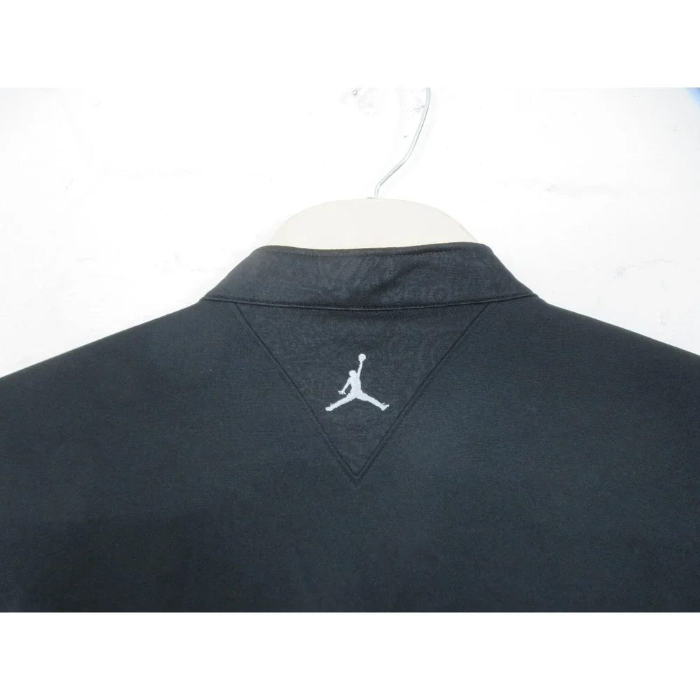 Vtg Air Jordan AF-1 Track Jacket Mens 3XL Black Full Zip Air Force 1 Jumpman y2k